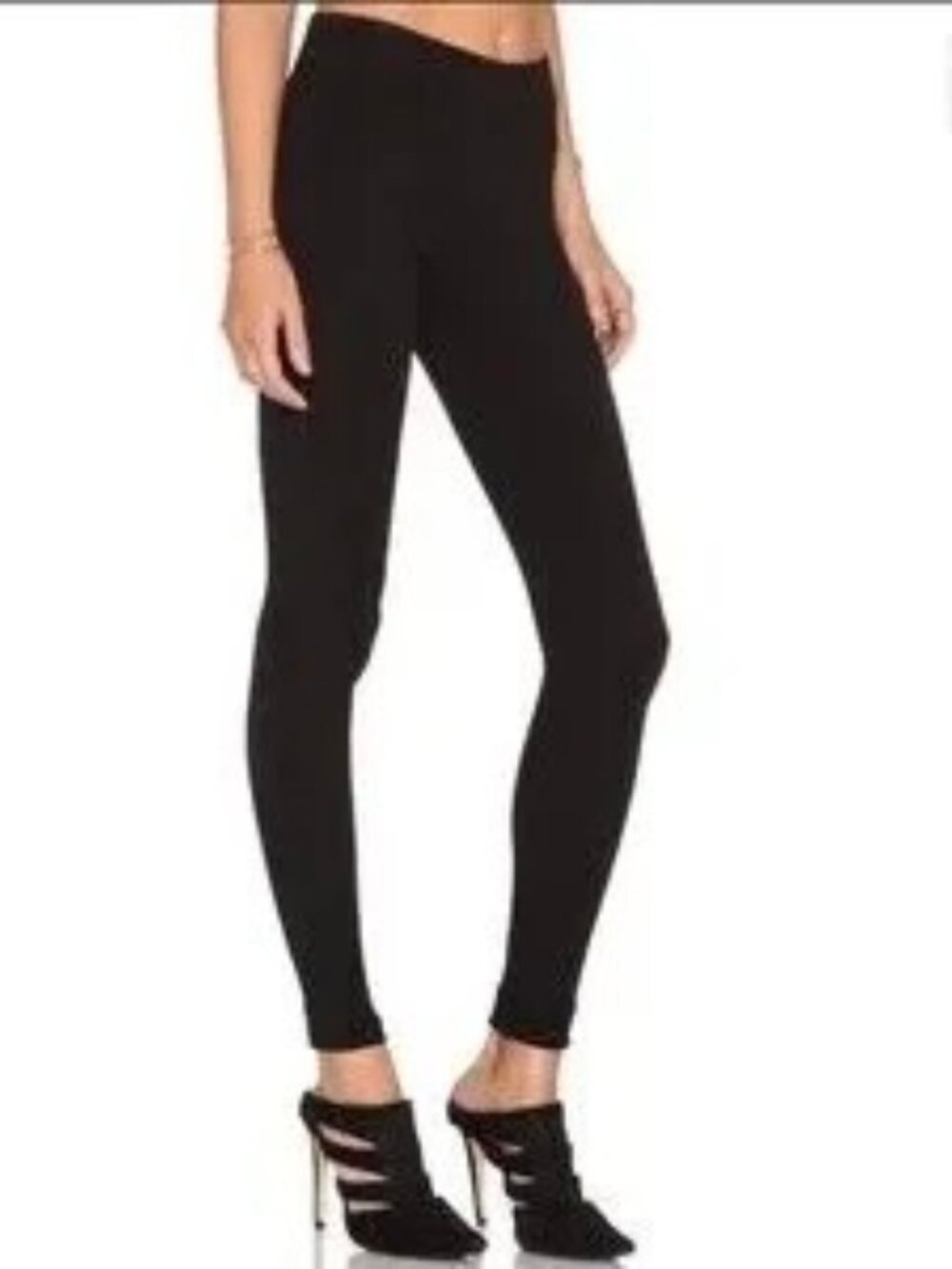 VINCE black Ponte Stitch Seam Legging Pants, size 2 (xs)